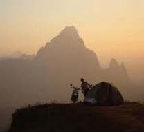 Dawn in Laos
