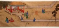 Beyond doubt - Ming Emperor Xuande putting; NOT wearing a KILT!